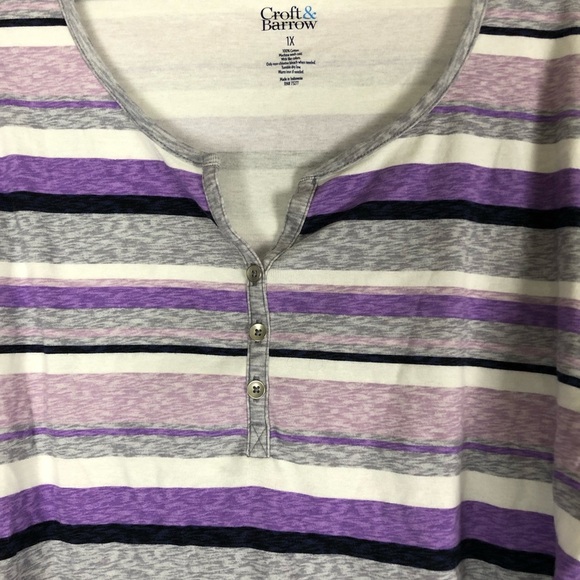 Croft Barrow Top Womans Blouse Size 1X - Picture 3 of 5